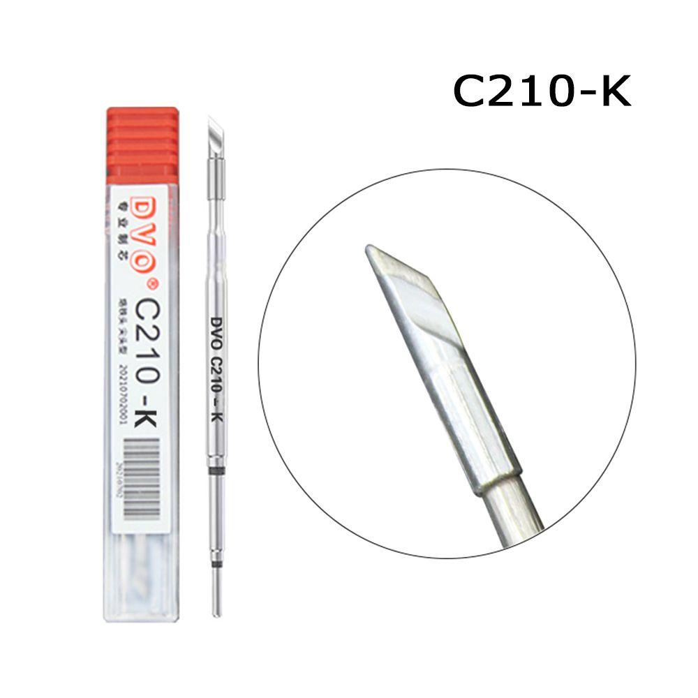Chookyy C210 Solder Listrik Iron Tips Head Bebas Timah C210-I K SI T210 Gagang Alat Las