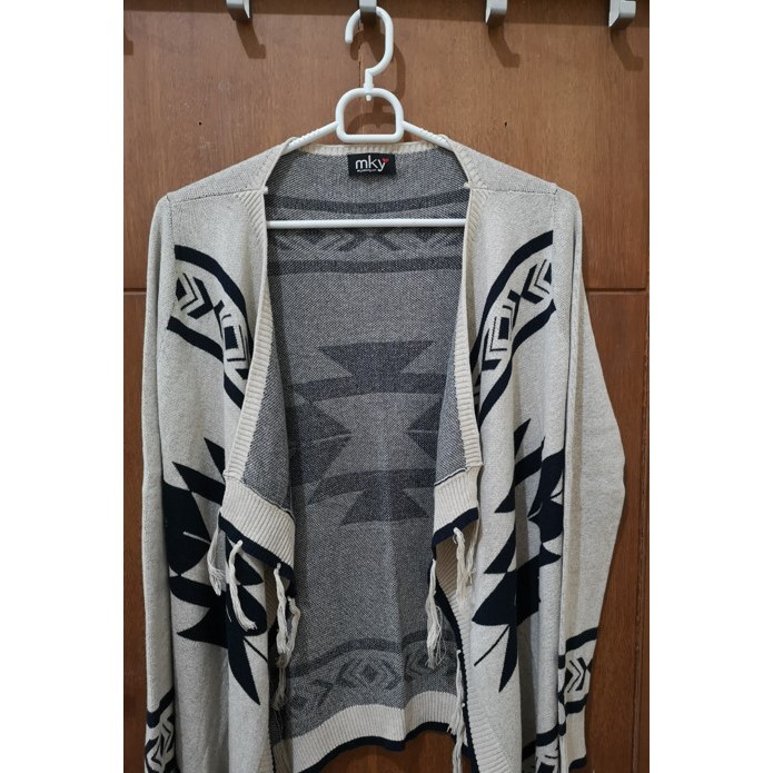 PL Cardigan motif etnik