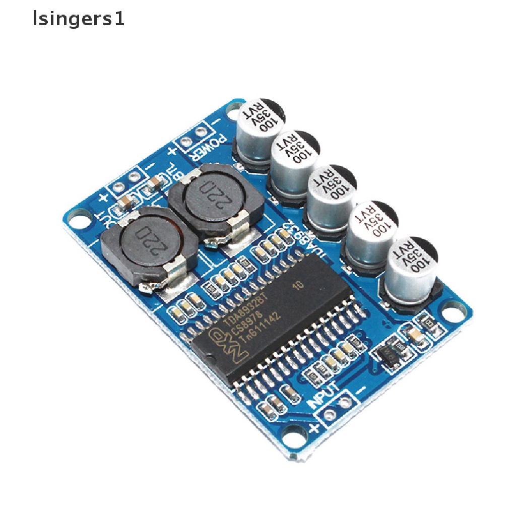 (lsingers1) Tda8932 Modul Amplifier Power Amp Digital Mono Audio 35W DC 12V 24V