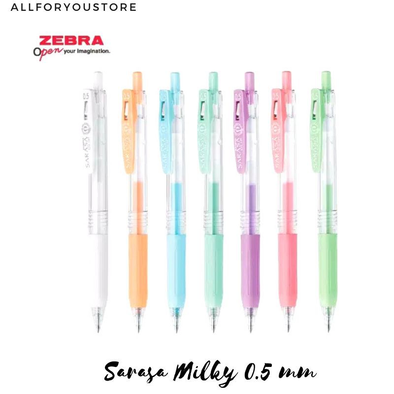 Jual Pulpen Sarasa Milky Series Mm Shopee Indonesia