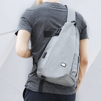 Tas Selempang MARK RYDEN MR5975 Original Sling Bag USB - grey