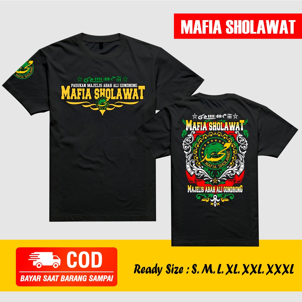 KAOS LENGAN PENDEK MAFIA SHOLAWAT DISTRO TERBARU
