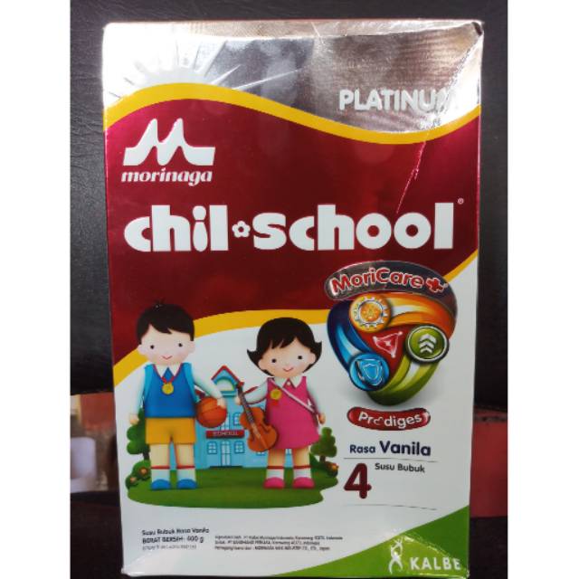 Susu Morinaga Chil School 400gram Vanila exp 9 - 2019