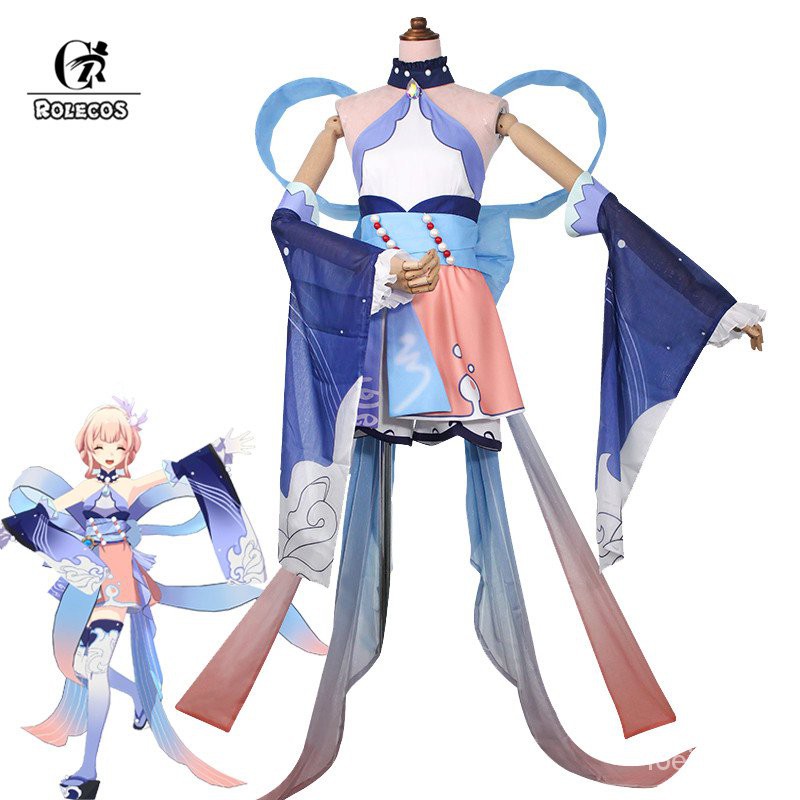 Game Genshin Impact Kokomi Cosplay Costume Kokomi Cosplay Costume Mimi Women Sexy Dress Hall