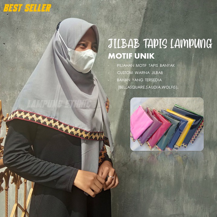 LAMPUNG ETHNICA OFFICIAL - TAPIS LAMPUNG ASLI  -Lampung Ethnic - JILBAB TAPIS LAMPUNG hijab tapis la