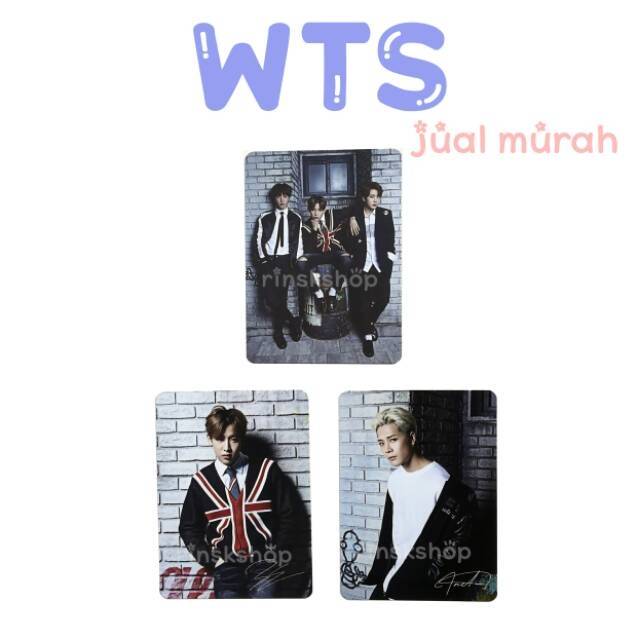 GOT7 Jackson Bambam Maknae Line Photocard from jyp nation 2016