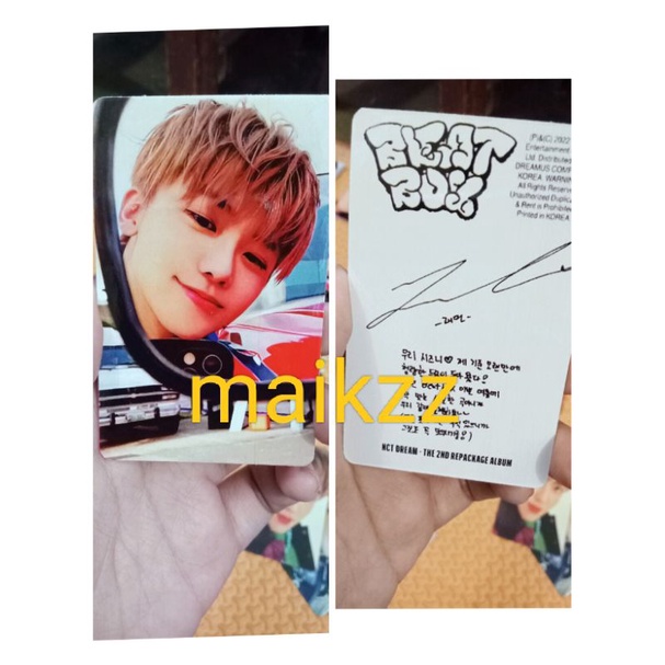 NCT Dream Beatbox Unofficial Photocard