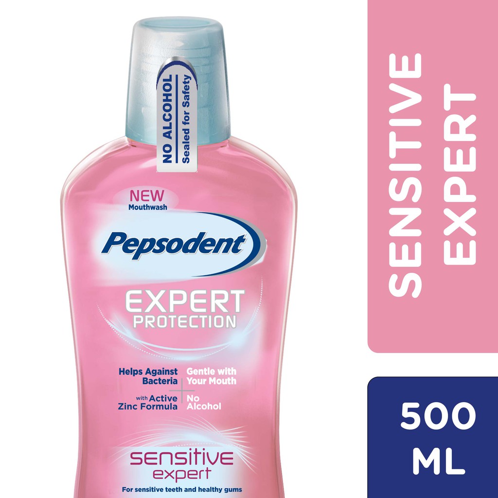 Pepsodent Expert Protection Mouthwash Sensitive Expert 500 ml