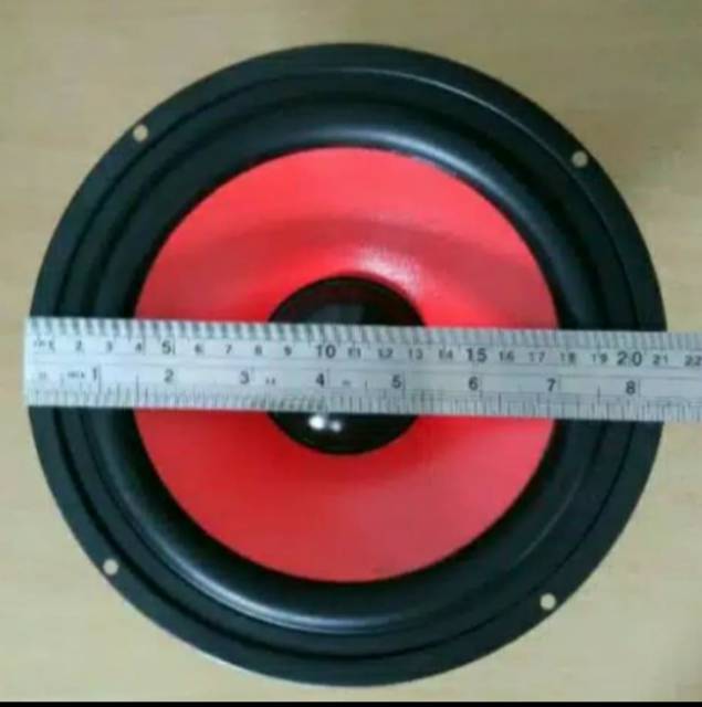 Speaker Elsound 8 MT Inch Woofer Bass Warna Merah 100 Watt Original