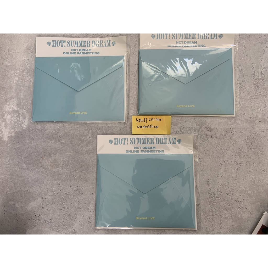 [READY STOCK SEALED] AR Ticket Set NCT Dream Beyond Live - Hot Summer Dream Online Fanmeeting JISUNG