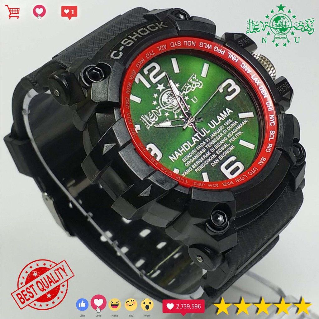 (SPECIAL EDITION) JAM TANGAN NAHDLATUL ULAMA {LIST MERAH}