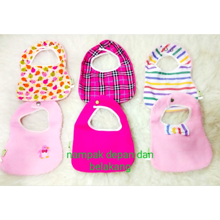 [1PAKET 3PCS] Celemek Makan Baby Slabber Bib