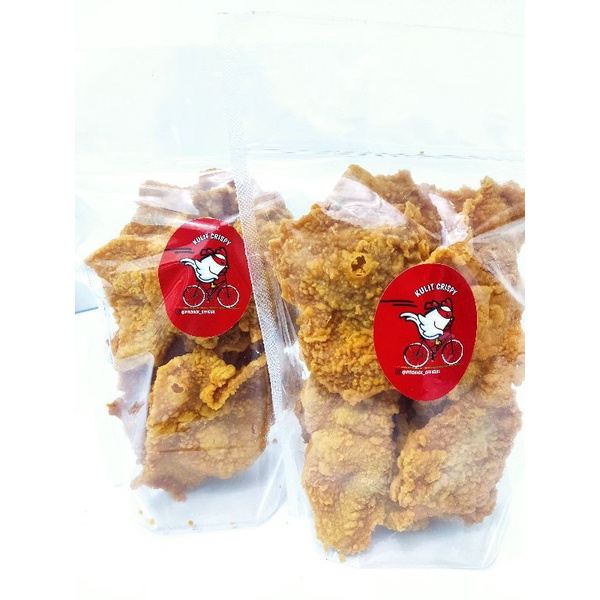 

KULIT AYAM CRISPY VIRAL 250GRAM ISI 2