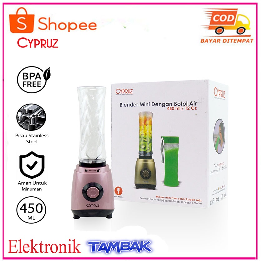 Cyprus Hand Mini Blender Juicer Portable BR-0289 ORI