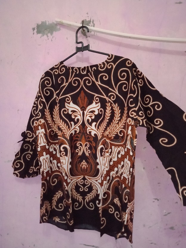 Atasan Batik Dolby Dolbi Dobby Doby Tenun Sutra Tulis Halus Katun Atbm Baron ,sarombit Atasan