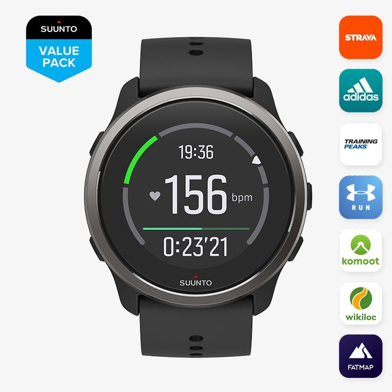 SUUNTO 5 PEAK BLACK SMARTWATCH | JAM TANGAN OLAHRAGA/PENJELAJAH ORIGINAL