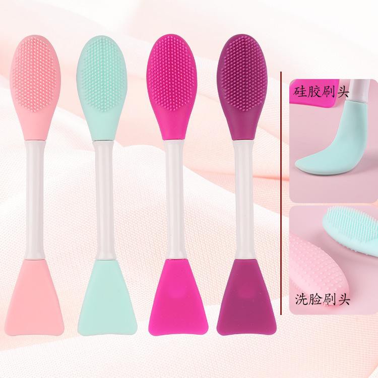 Kuas Masker Silikon Sikat Komedo Kuas Komedo Silikon Kuas Masker 2in1