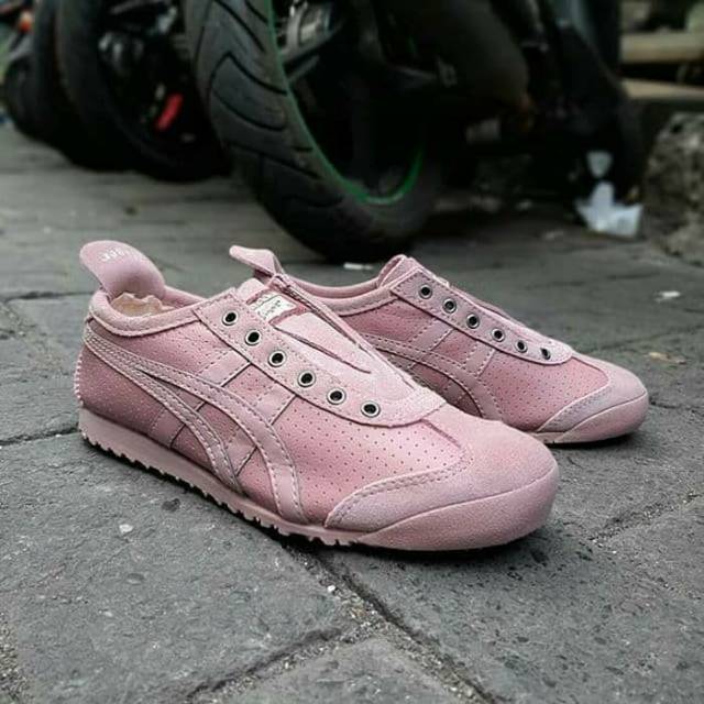 onitsuka tiger slip on pink
