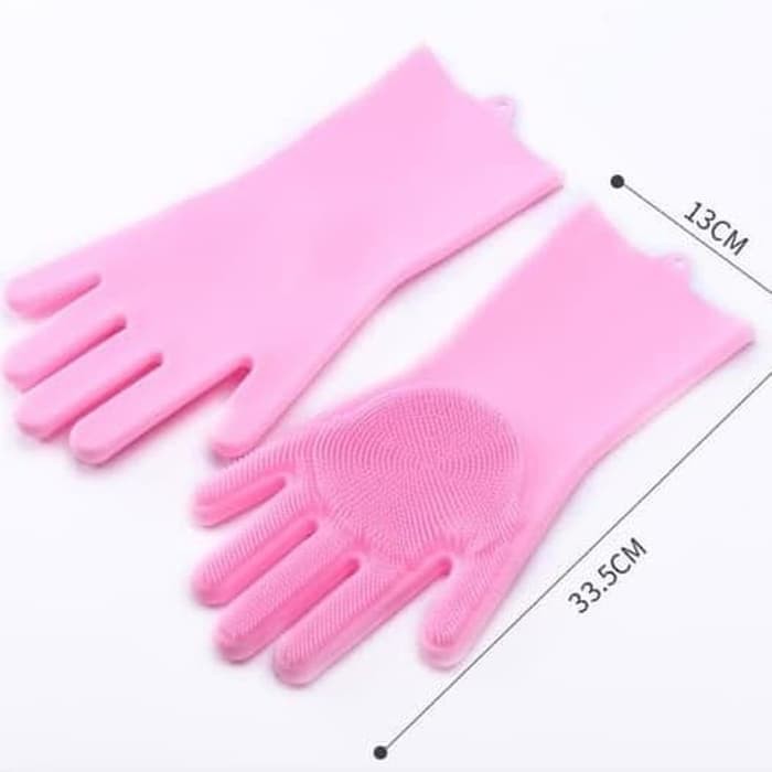 Sarung Tangan Silikon Serbaguna Silicone Dishwashing Magic Glove