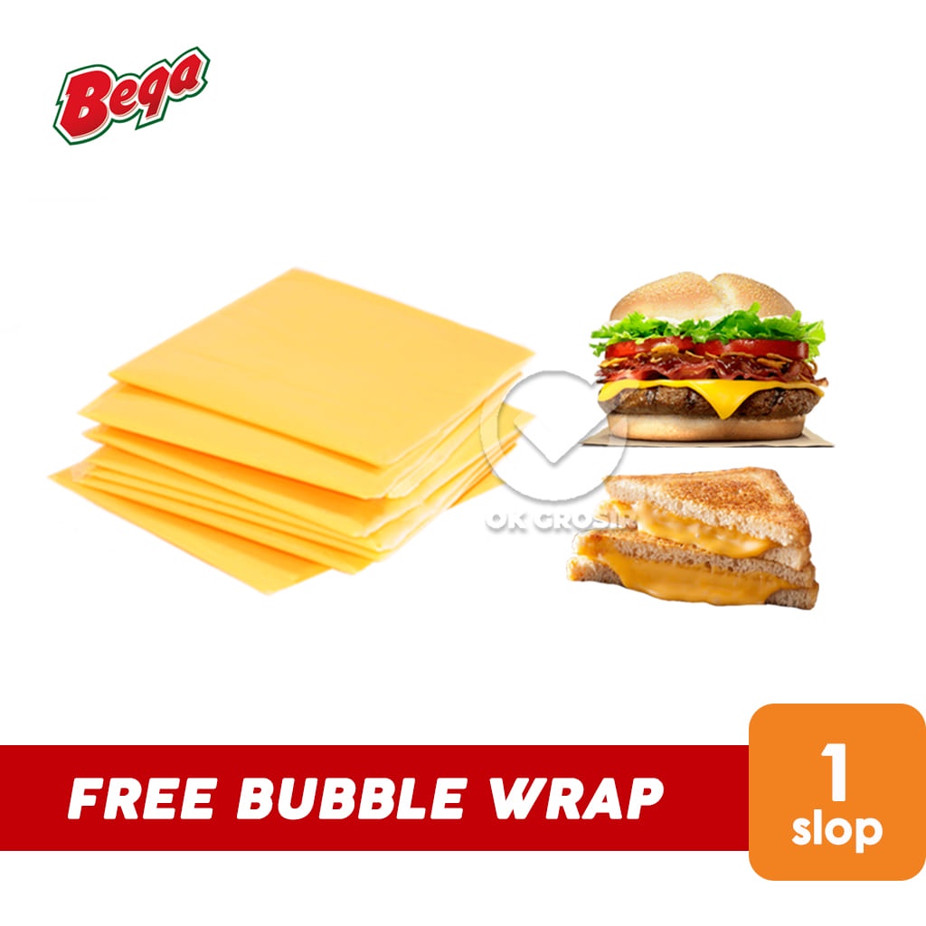 

Bega Cheese Burger Slice / Keju Slice Burger / White Cheddar Slice (1 Slop) KHUSUS GOSEND