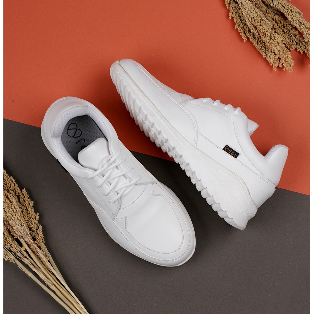 LEGACY WHITE |FORIND x Favshoes| Sepatu Sneakers Original Simple Wanita/Cewek/Women Snikers Footwear