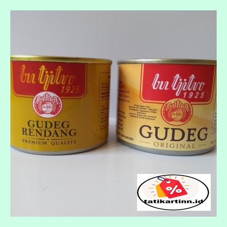 

T4Tksot Gudeg Kaleng Bu Tjitro Paket Ekonomis Original - Rendang 100% Asli Sotytat
