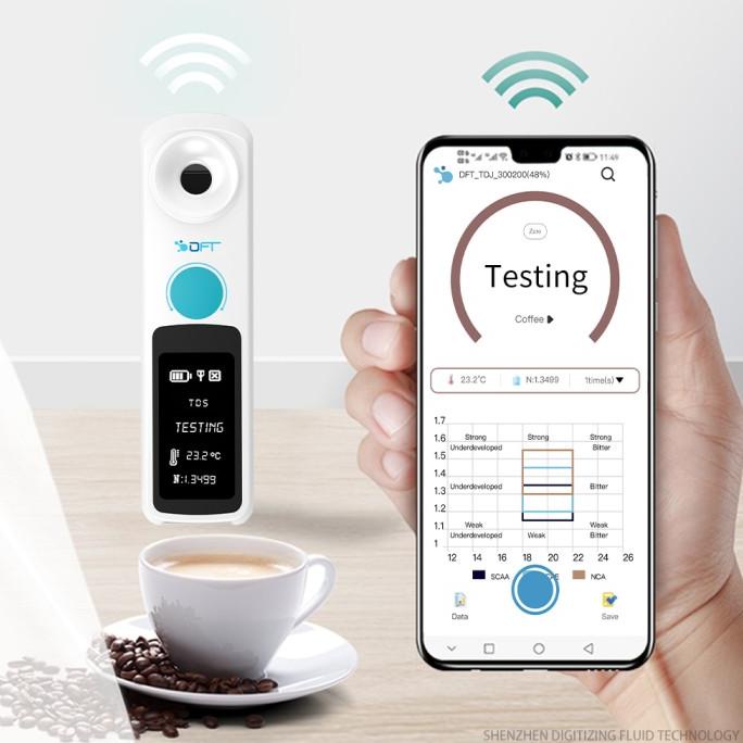 Jual DFT Difluid TDS Coffee Pocket Refractometer Alat Ukur Kadar Air