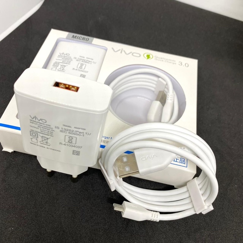 TRAVEL CHARGER VIVO V17PRO FOR MICRO DAN TYPE C SUPER FAST PROMO SEN