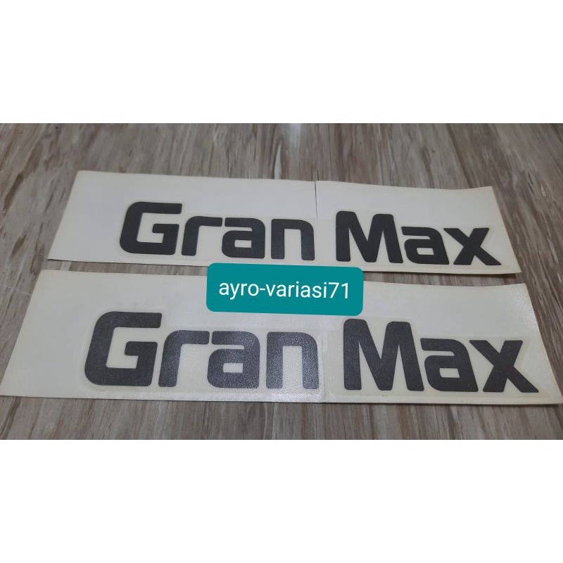Sticker Stiker Mobil GranMax Gran Max