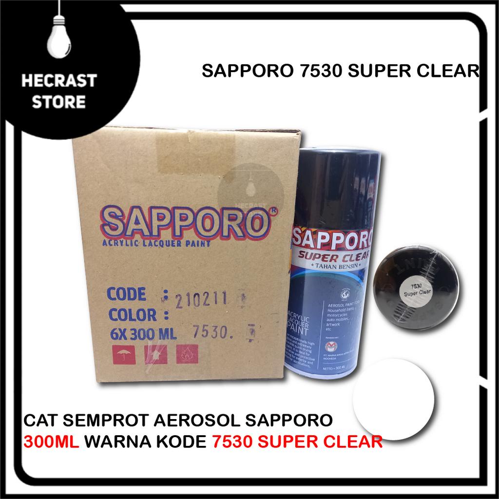 

Sapporo Super Clear Atau Gloss Doff Cat Semprot Pylox Saporo Paint