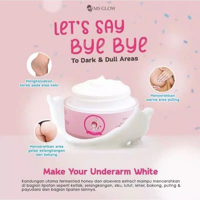 Ms glow krim pemutih ketiak