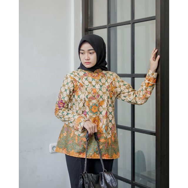 Baju Batik Wanita Modern Atasan Batik Modern Batik Kerja