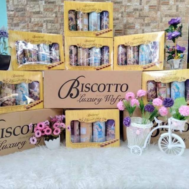[FREE HADIAH] Biscotto Luxury Wafer 4 kaleng