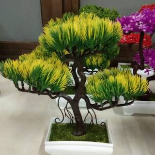 Tanaman Hias Tanaman Bunga Plastik Pohon Bonsai Plastik Tanaman Bonsai Buatan Shopee Indonesia
