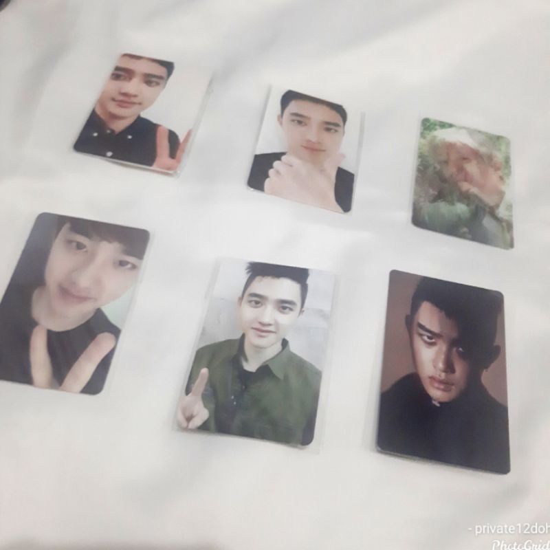 EXO BAEKHYUN D.O. KYUNGSOO Photocard Official SUM Natrep Nature Republik