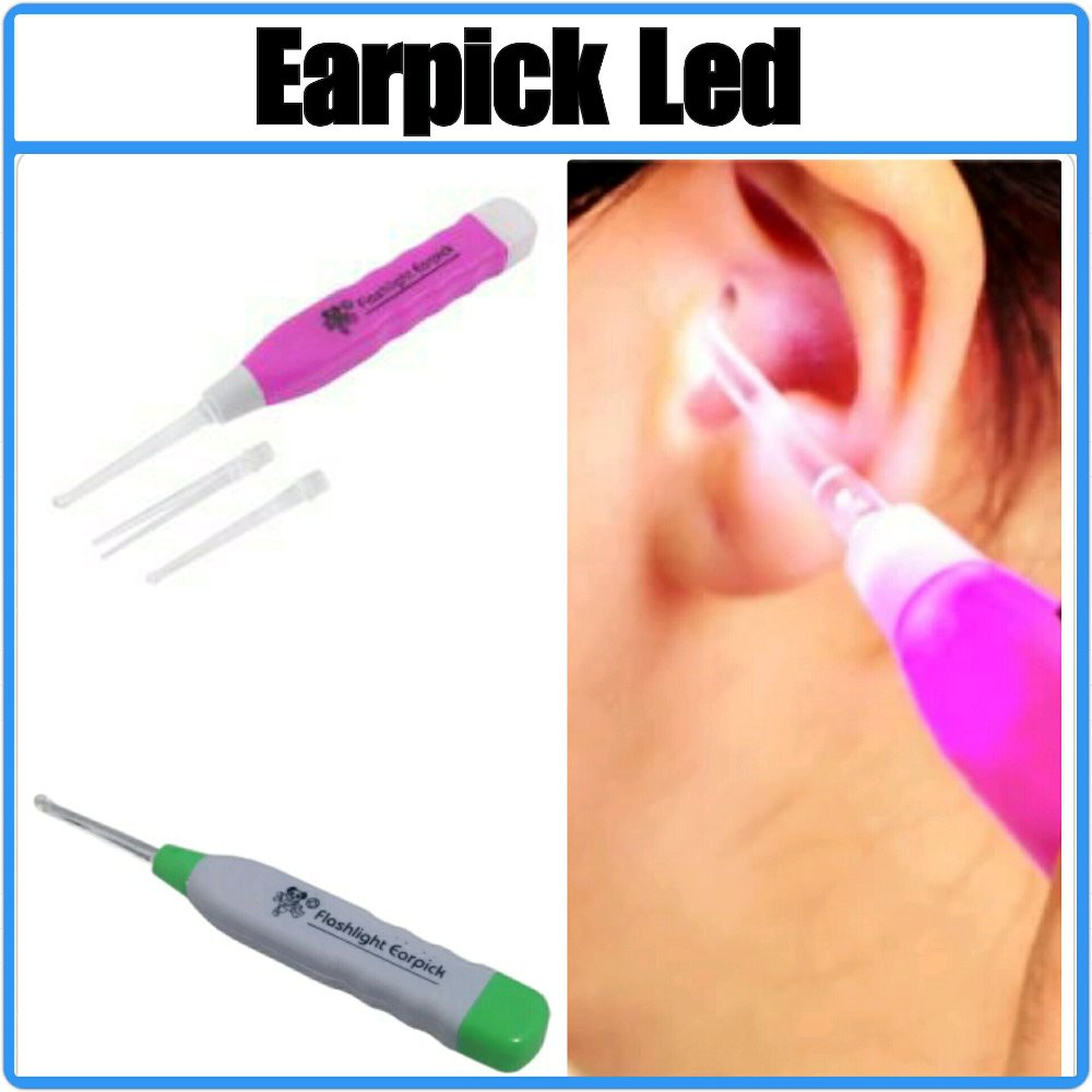 Flashlight Earpick/ Korek Kuping + Senter