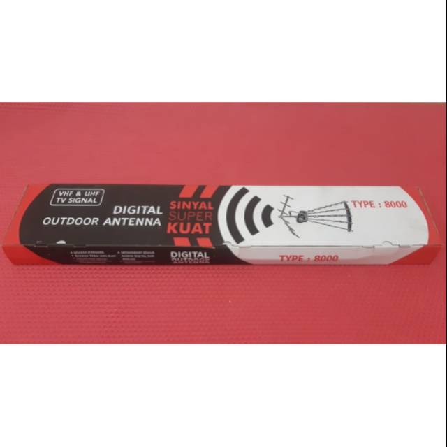 Antena Luar Digital Type 8000 VHF&UHF TV Signal ( Digital Outdoor Antena )