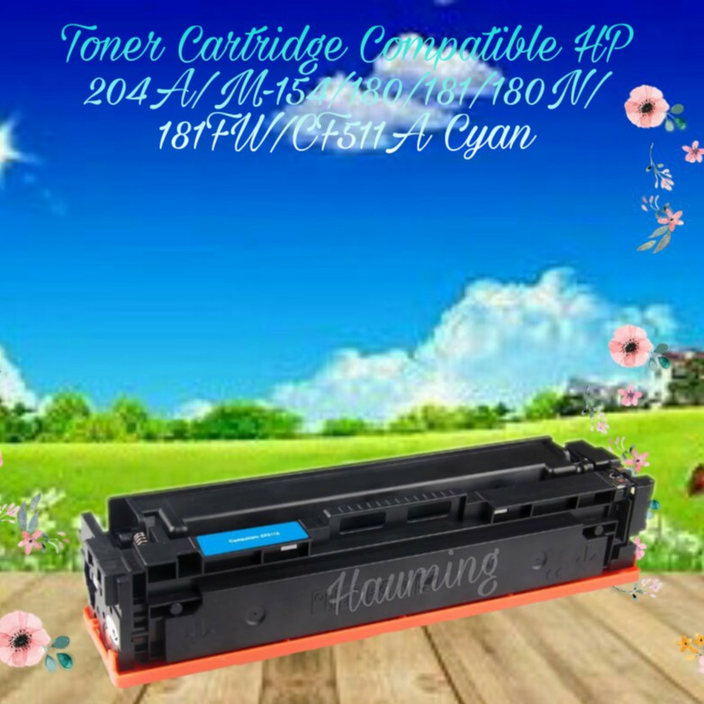 Toner Cartridge Compatible HP 204A M154a M154nw M180n M180nw M181fw M154 M180 M181 CF511A Cyan