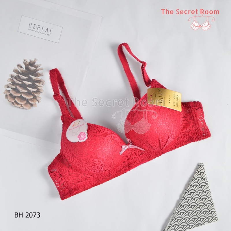 TALLY BRA BH 2073 I CUP B KECIL | TANPA KAWAT I BUSA SEDANG I SIZE 34-38