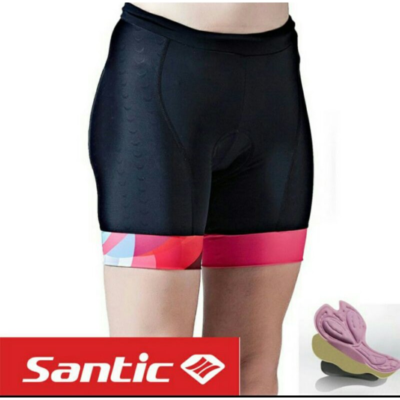 celana sepeda wanita pendek santic bromptom road bike seli