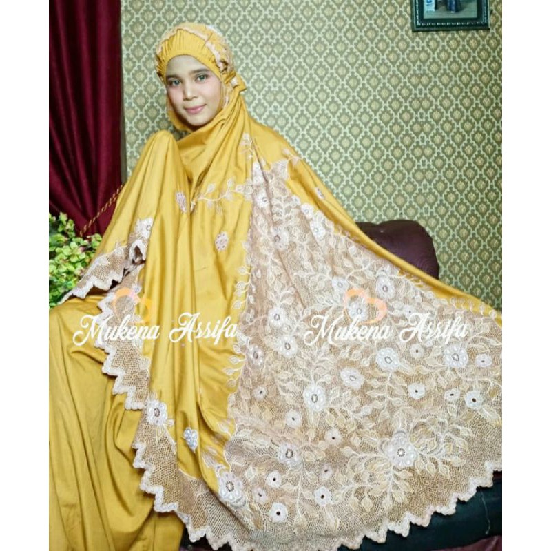 MUKENA BORDIR PADANG MUKENA DEWASA BORDIR PUNGGUNG