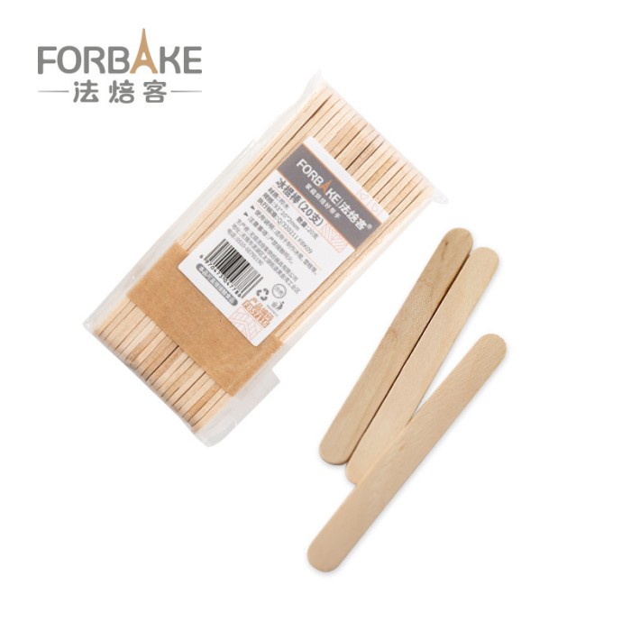 Forbake popsicle stick 20pcs / kayu stik eskrim lolipop FB57116/ stick