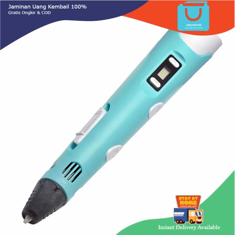 3D-PEN2 Pena Magic Drawing Printer with 9 Meter PLA Filament - DW-G2