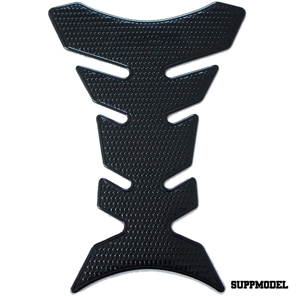 SPM 2Pcs Motorbike Fishbone Shape Oil Gas Fuel Tank Pad Protector Stickers Decals