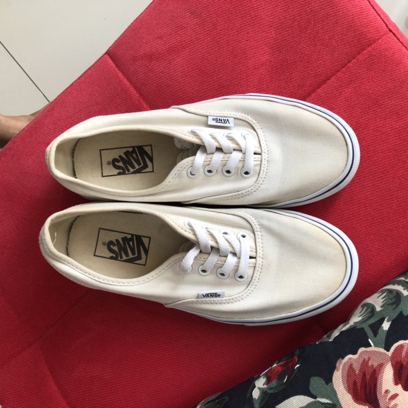 off white vans authentics