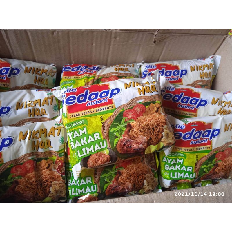 

Mie sedaap ayam bakar limau