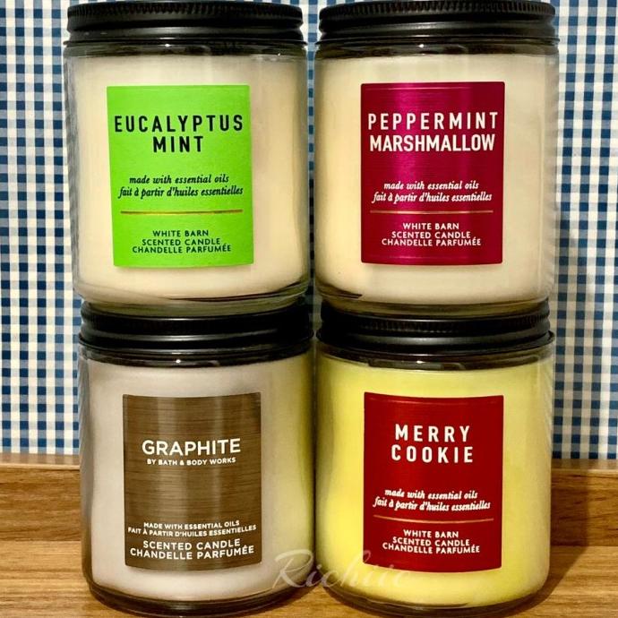 BISA COD BATH BODY WORKS (BBW) 1-WICK CANDLE 7oz