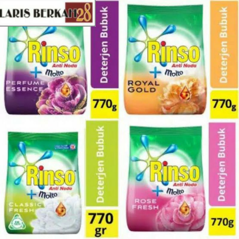 Rinso Detergent Bubuk 770 Gr