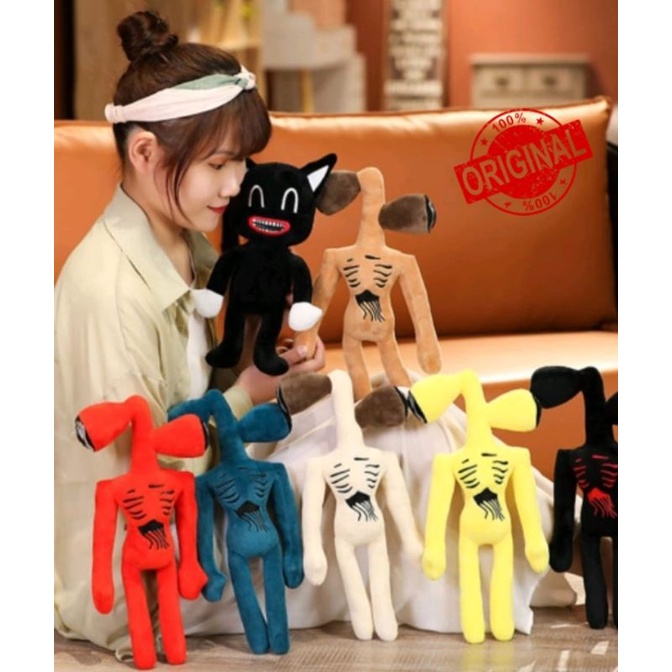 Boneka Mainan Siren Head 40cm | Mainan Boneka Stuffed Plush | Boneka Siren Head