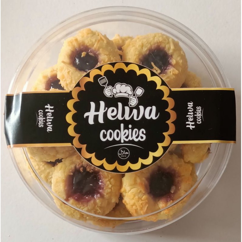 

THUMBPRINT STRAWBERRY/COOKIES COKLAT/KUE KERING netto 250 gram